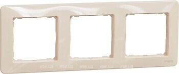 Фото Schneider Electric Рамка Sedna Design трехпостовая горизонтальная (SDD312803)