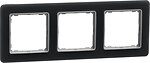 Фото Schneider Electric Рамка Sedna Design трехпостовая горизонтальная (SDD362803)
