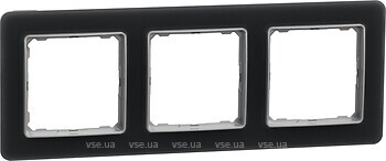 Фото Schneider Electric Рамка Sedna Design трехпостовая горизонтальная (SDD362803)