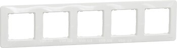 Фото Schneider Electric Рамка Sedna Design пятипостовая горизонтальная (SDD311805)