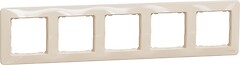 Фото Schneider Electric Рамка Sedna Design пятипостовая горизонтальная (SDD312805)