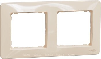 Фото Schneider Electric Рамка Sedna Design двухпостовая горизонтальная (SDD312802)