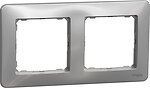 Фото Schneider Electric Рамка Sedna Design двухпостовая горизонтальная (SDD313802)