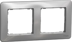 Фото Schneider Electric Рамка Sedna Design двухпостовая горизонтальная (SDD313802)