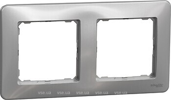Фото Schneider Electric Рамка Sedna Design двухпостовая горизонтальная (SDD313802)