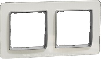 Фото Schneider Electric Рамка Sedna Elements двухпостовая горизонтальная (SDD360802)