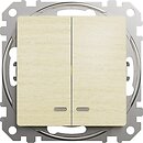 Фото Schneider Electric Выключатель Sedna Elements двухклавишный (SDD180105L)