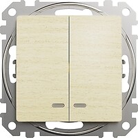 Фото Schneider Electric Выключатель Sedna Elements двухклавишный (SDD180105L)