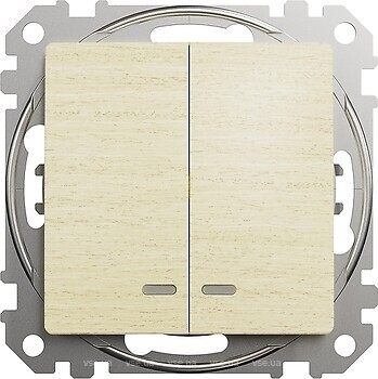 Фото Schneider Electric Выключатель Sedna Elements двухклавишный (SDD180105L)