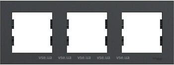 Фото Schneider Electric Рамка Miluz ED трехпостовая горизонтальная (WDE014A03)