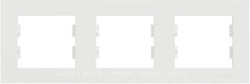 Фото Schneider Electric Рамка Miluz ED трехпостовая горизонтальная (WDE012A03)