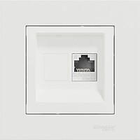 Фото Schneider Electric Розетка Miluz ED компьютерная (WDE012T04)