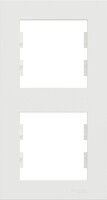 Фото Schneider Electric Рамка Miluz ED двухпостовая вертикальная (WDE012A12)