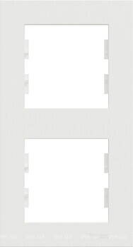 Фото Schneider Electric Рамка Miluz ED двухпостовая вертикальная (WDE012A12)