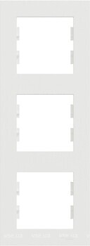 Фото Schneider Electric Рамка Miluz ED трехпостовая вертикальная (WDE012A13)