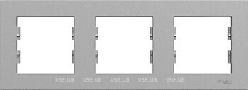 Фото Schneider Electric Рамка Miluz ED трехпостовая горизонтальная (WDE013A03)