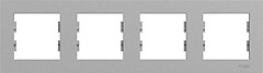 Фото Schneider Electric Рамка Miluz ED четырехпостовая горизонтальная (WDE013A04)
