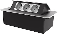 Фото Livolo Розетка тройная (VL-SHS013-EU15-S)