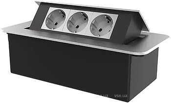 Фото Livolo Розетка тройная (VL-SHS013-EU15-S)