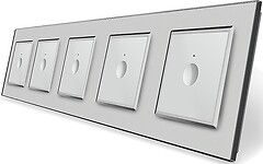 Фото Livolo Сенсорный выключатель Sense (VL-C7FC1/FC1/FC1/FC1/FC1/FC1-10IP)