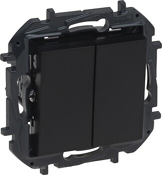Фото Legrand Выключатель Niloe Step двухклавишный (863508B)