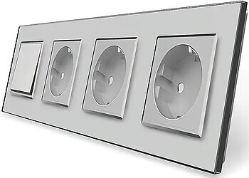 Фото Livolo Выключатель (VL-C7K1/FCTC16A/FCTC16A/FCTC16A-8IP)