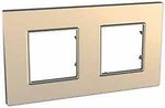 Фото Schneider Рамка Unica Quadro MGU6.704.56 двухпостовая