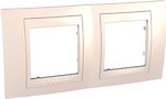 Фото Schneider Рамка Unica MGU6.004.25 двухпостовая горизонтальная