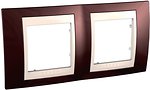 Фото Schneider Рамка Unica MGU6.004.551 двухпостовая горизонтальная