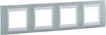 Фото Schneider Рамка Unica MGU6.008.870 четырехпостовая горизонтальная