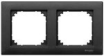 Фото Schneider Рамка Merten M-Plan MTN486214 двухпостовая