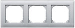 Фото Schneider Рамка Merten M-Plan MTN486360 трехпостовая