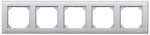 Фото Schneider Рамка Merten M-Plan MTN486560 пятипостовая