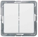 Фото Legrand Выключатель Cariva (773605) двухклавишный