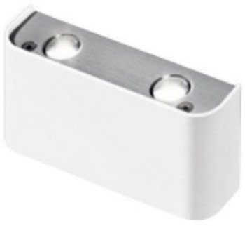 Фото Azzardo Ginno 2 white/aluminium (AZ0762)