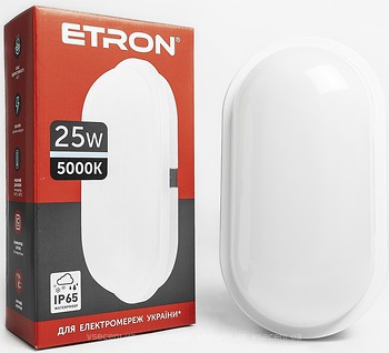 Фото Etron Communal 25W 5000K эллипс (1-ECP-509-E)