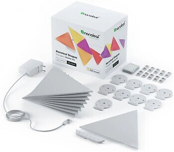 Фото Nanoleaf Shapes Triangles Starter Kit Apple HomeKit (NL47-0002TW-9PK)