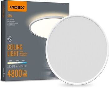 Фото Videx DL5R 44W 3000K-5000K White VL-DL5R-44CW