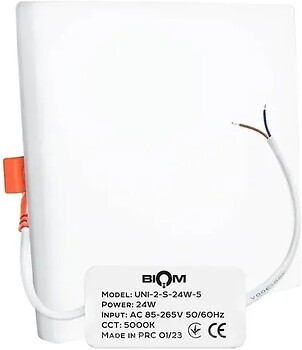 Фото Biom UNI-2-S24W-5 5000K (00-00022820)
