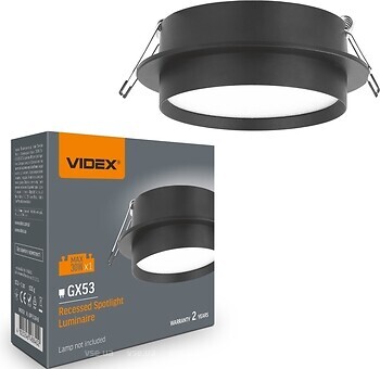 Фото Videx GX53 Black (VL-SPF33R-B)