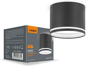 Фото Videx GX53 Black (VL-SPF35A-B)