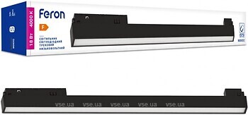 Фото Feron MGN302 18W 4000K черный (41940)