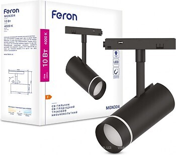 Фото Feron MGN304 10W 4000K черный (41951)