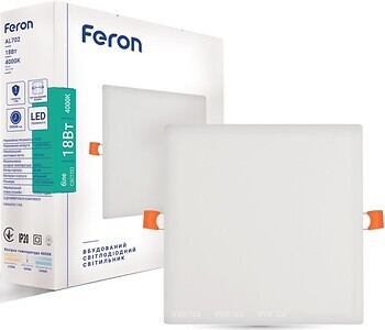 Фото Feron AL702 18W 4000K белый (01905)