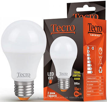 Фото Tecro TL-A60-10W-3K-E27