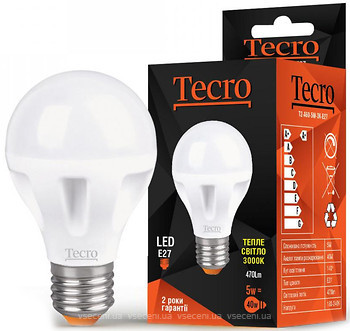 Фото Tecro T2-A60-5W-3K-E27