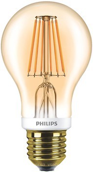 Фото Philips LED Classic Filament A60 7.5-60W 2000K E27 GOLD APR