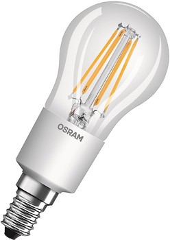 Фото Osram LED Retrofit Filament Classic P40 4.5W/827 E14 CL (4052899961845)