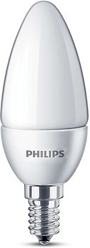 Фото Philips Essential LEDcandle ND 8-90W/827 B38 E14 FR RCA