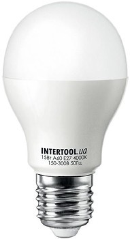 Фото Intertool LED A60 E27 15W 4000K (LL-0017)